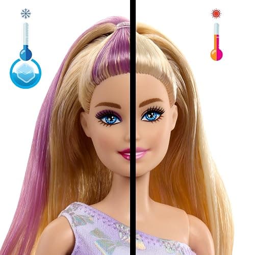 Barbie Party Unboxed Doll & Accessories, Pet Birthday Series Birthday Bows Set with 10 Surprises Including Color Change & Cake-Decorating Activity thumbnail 5