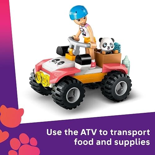 LEGO Friends Panda Sanctuary Animal Care Building Toy - Playset for Girls & Boys, Ages 7+ - Gift Idea for Birthdays - W/ 2 Minifigures & Panda Toys - 42648 thumbnail 3