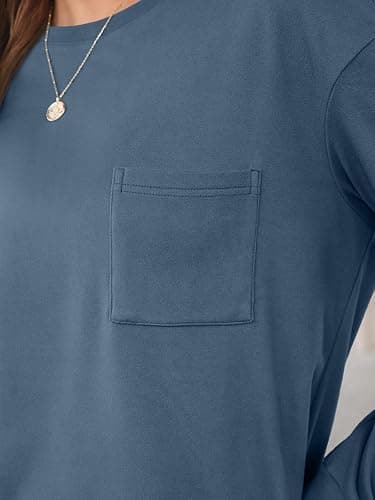 AUTOMET Womens Long Sleeve T Shirts Fall Tops Crewneck Oversized Sweatshirts Winter Cute Clothing Trendy Teacher Outfits thumbnail 5