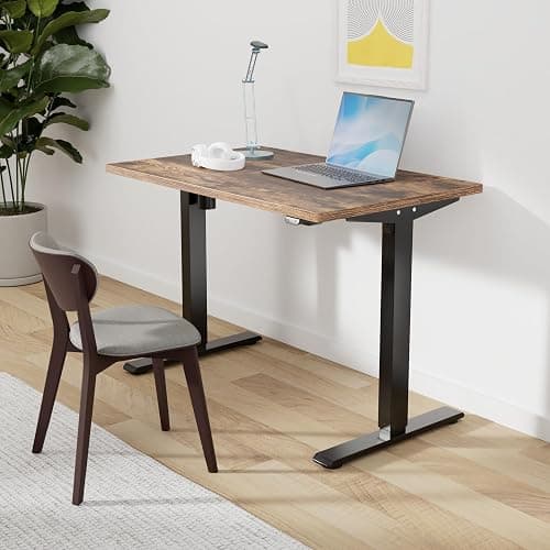 FLEXISPOT One-Piece Standing Desk 48"x24"  Rustic Brown thumbnail 2