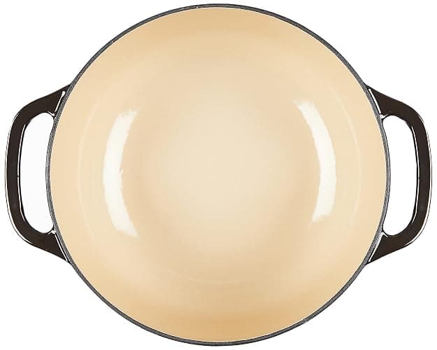 Lodge Manufacturing Company EC6D18 Enameled Dutch Oven, 6 qt, Midnight Chrome thumbnail 5