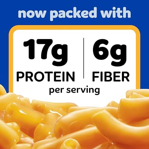 Kraft PowerMac Mac and Cheese, 1 Box, for Protein Easy Dinners or Dinner Sides, Original Flavor, 17g Protein and 6g of Fiber per Serving, No Artificial Flavors, Preservatives or Dyes, 7.25 oz thumbnail 6