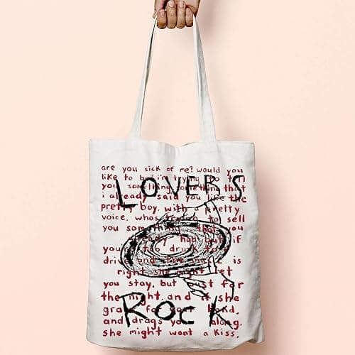 TOBGBE TV Girl Band Merch TV Girls Lovers Rock Inspired Canvas Bag TV Girl Gift Music Merchandise For Canvas Bag (Lovers Rock), Off White - Lovers Rock thumbnail 6
