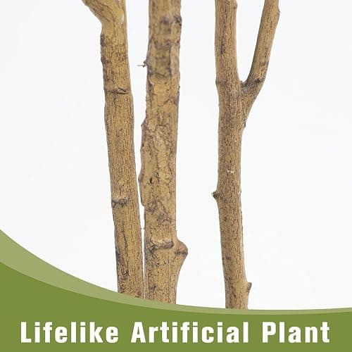 MCTYBB Olive Trees Artificial Indoor,Fake Olive Tree 6FT Tall 1Pack with White Planter, Faux Silk Olive Tree with Natural Wood Trunk and Realistic Leaves Artificial Tree for Home Office Decor thumbnail 5