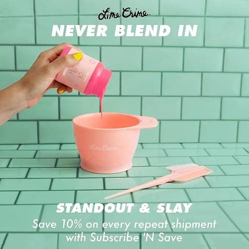 Lime Crime Unicorn Hair Dye Full Coverage, Anime (Candy Blue) - Vegan and Cruelty Free Semi-Permanent Hair Color Conditions & Moisturizes - Temporary Blue Hair Dye With Sugary Citrus Vanilla Scent thumbnail 9