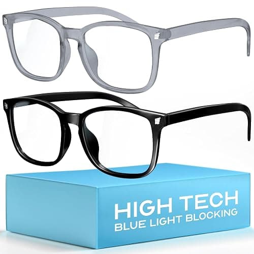 livho High Tech Blue Light Glasses - Advanced Blue Light Blocking Computer Glasses - Screen Fatigue & UV Protection - Image 1