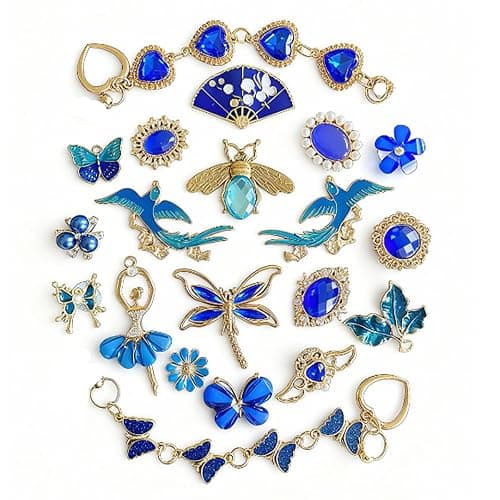 Blue croc charm - Image 1