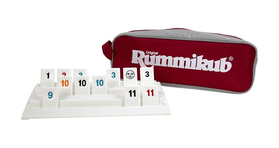 Rummikub - The Complete Original Game With Full-Size Racks and Tiles in a Durable Canvas Storage/Travel Case by Pressman - Amazon Exclusive thumbnail 2