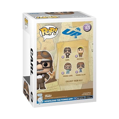 Funko Pop! Disney: UP - Carl Fredricksen​ - Figura in Vinile da Collezione - Idea Regalo - Merchandising Ufficiale - Giocattoli per Bambini e Adulti - Movies Fans - Figura per i Collezionisti thumbnail 3