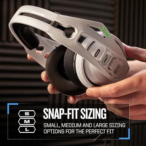 RIG 400HX Officially Licensed Xbox Gaming Headset with Removable Noise Canceling Mic- Dolby Atmos 3D Surround Sound for Xbox Series X, Xbox Series S, Xbox One, & Windows 10/11PC - White thumbnail 5