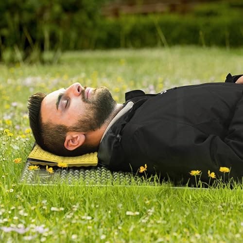 REDCAMP Foam Hiking Seat Pad, Foldable Z Ultralight Sitting Pad for Camping Backpacking Stadium Outdoor, Green/Blue/Khaki/Yellow/Black thumbnail 9