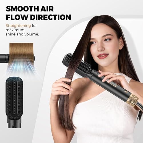 Ukliss Hair Dryer Brush,5 in 1 Blow Dryer Brush Upgrade Hot Air Brush Air Styler Support 110-120V, Professional Curling Wrap Negative Ion Hair Tools As A Gift for Straight/Curl/Drying/Smoothing thumbnail 5