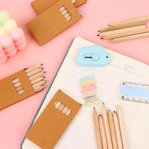 TBoxBo 120Pcs/20 Boxs Boxs Colored Pencils Bulk Mini Drawing Pencils Set for Kids, 3.5inch Short Fat Color Pencils for Adult Coloring Books, Classroom School Drawing Birthday Wedding Party Favors thumbnail 2
