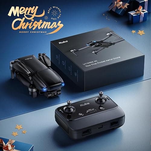 Ruko U11MINI 4K, Drones with Camera for Adults 4K Video 8K Photo, Under 249g, 3-Axis Gimbal EIS, 20000ft FPV Transmission, AI Takeoff/Landing, Auto Return, GPS with Beeper, Beginner (96-Min Flight) thumbnail 2