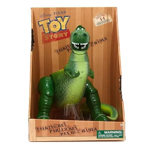 Disney Store Official Rex Interactive Talking Action Figure from Toy Story, Features Sounds and Phrases from The Movies, Interacts with Other Figures and Toys thumbnail 3