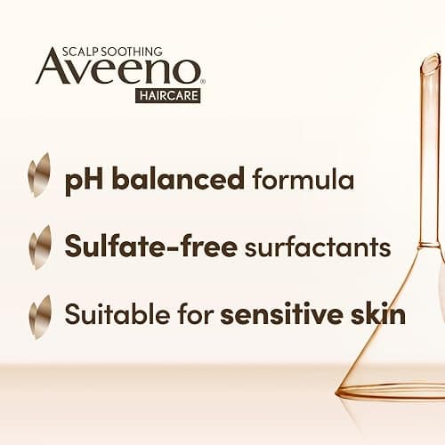 Aveeno Scalp Soothing Haircare Daily Moisture Shampoo, Oat Milk Blend, for Dry Hair, Soothes Dry, Itchy & Flaky Scalp, Clinically Proven, Sulfate Free, 300ml thumbnail 5