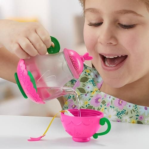 Baby Alive Bubbly Tea Party Berry Boo Doll with Teapot Accessories, Black Hair, 11 Inches, Kids Toys, Ages 3+ thumbnail 11