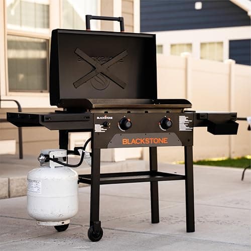 Blackstone 2287 Original 28” Omnivore Griddle with X-Braced Hood, Powder Coated Steel, Black thumbnail 2