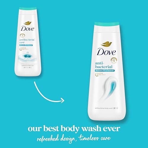 Dove Body Wash Antibacterial For All Skin Types Protects from Dryness 20 oz thumbnail 3