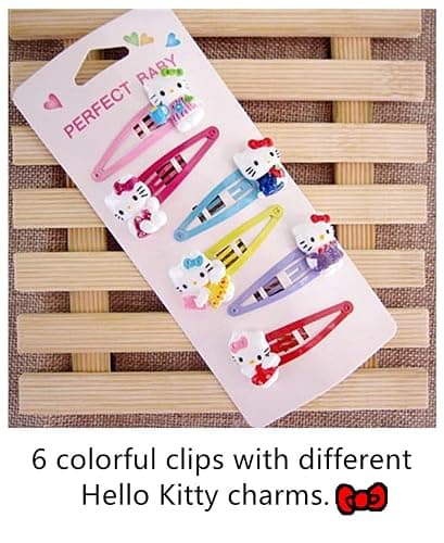 Kitty Cat Hair Accessories for Girls | Kitty Clips Headband Hairpins - Kitty Cat Gifts thumbnail 2