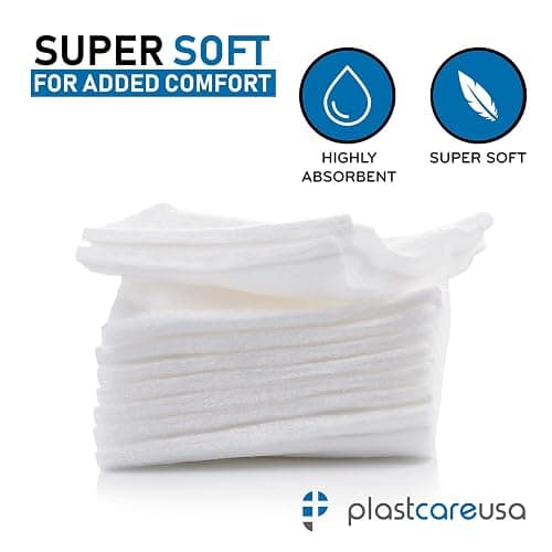 1000 Count 2x2 Gauze Pads - Soft 4-Ply Non Woven Sponges - Non Sterile Dental & Esthetic Wipes - All Purpose Medical Gauze Squares for First Aid, Surgical, Wound Dressing (5 Packs of 200) thumbnail 9