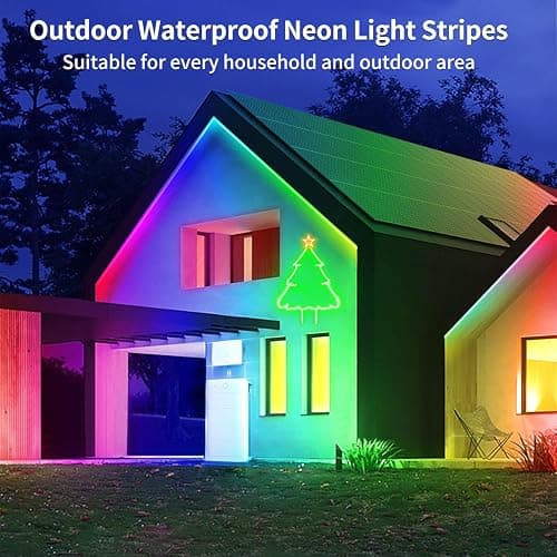 segrass 66ft Waterproof LED Strip Lights with Remote,Color Changing Music Sync App Control LED Lights for Bedroom, Living Room, Dorms, Room Décor thumbnail 5
