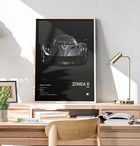 dazongweihan 9pcs Super Car Posters for Boys Room, Racing Car Wall Art for Men Guys, Sports Car Wall Decor, Race Cars Pictures Wall Decor for Bedroom Dorm Man Cave (Unframe,8x12inch) (U1) thumbnail 9