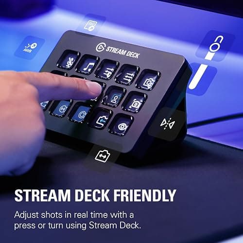 Elgato Facecam MK.2 – Premium Full HD Webcam for Streaming, Gaming, Video Calls, Recording, HDR Enabled, Sony Sensor, PTZ Control – works with OBS, Zoom, Teams, and more, for PC/Mac thumbnail 9