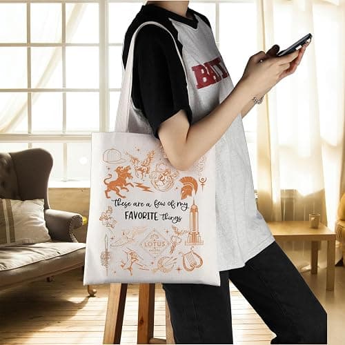 ENSIANTH Movie Inspired Tote Bag PJO Movie Merch Fan Gift Long Island Sound Shoulder Bag Greek Mythology Gift (pjo thing bag) thumbnail 6