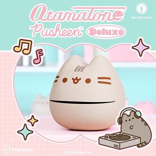 Pusheen the Cat Otamatone Deluxe Electronic Portable Music Instrument/Synthesizer from Japan by Maywa Denki [Limited Edition] [English Instructions] thumbnail 2