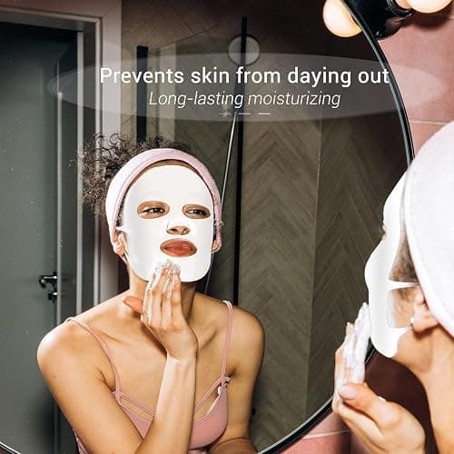 Maitys 5 Pcs Reusable Silicone Face Mask for Sheet Masks, Anti-wrinkle Moisturizing Facial Mask Cover Holder, Prevent Evaporation Hairdressing Skincare Beauty Spa Care Tool(Vivid Colors) thumbnail 6