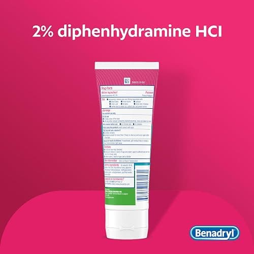 Benadryl Itch Relief Gel Extra Strength, 2% Diphenhydramine HCl, 3.5 fl. Oz thumbnail 8