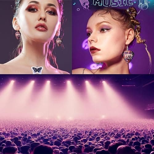 AITELEI Guts Jewelry Sets Butterfly Olivia Merch Necklace Earrings Rings Bracelets Concert Outfit Accessories for Women Fans Tour Concert Outfit Jewelry Accessories Gifts thumbnail 4