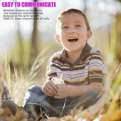 Walkie Talkies Toys for Girls:Unicorn Toys 2 Pack Birthday Gifts for 3 4 5-7 8 Year Old Girls Toy for 4 5 6 7 8-10 Year Old Camping Outdoor Games,Christmas Stocking Stuffers for Girls Kids thumbnail 3