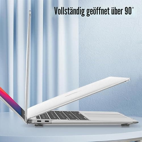 Fintie Hülle kompatibel mit MacBook Air 13 M1 (2018-2020) | A2337(M1)/A2179/A1932, Ultradünne Hartschale Schutzhülle Snap Case, Transparent thumbnail 6
