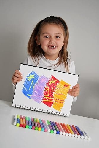 Marvin's Magic - Original x 25 Amazing Marker Pens - Color Changing Magic Pen Art - Create 3D Lettering or Write Secret Messages - Includes 25 Colour Changing Pens thumbnail 4