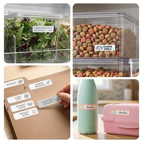 Phomemo Label Maker, D30 Portable Bluetooth Label Maker Machine with Tape, Small Mini Label Printer, Multiple Templates Fonts Icon Labeler for Home, School, Office thumbnail 8