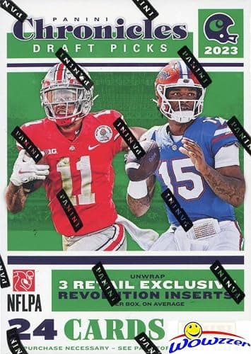2023 Panini Chronicles Draft Picks NFL Football Trading Cards Blaster Box - Image 1