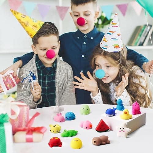 JOYIN Mochi Toys Set Age 3+, Random 25 Pack Mini Mochi Party Favors for Kids, Kawaii Toys Fidget Toys, Goodie Bags Fillers with Storage Box, Classroom Prizes, Stocking Fillers Kids thumbnail 8
