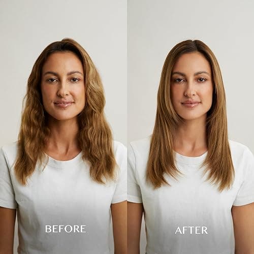 Kristin Ess 3-in-One Titanium Hair Straightener and Curler 2 in 1 Combo + Waver for Women - 1 1/4" - 440 Degrees - Professional Ionic Dual Voltage Flat Iron + Travel Cap - Frizzy, Curly + Thick Hair thumbnail 6