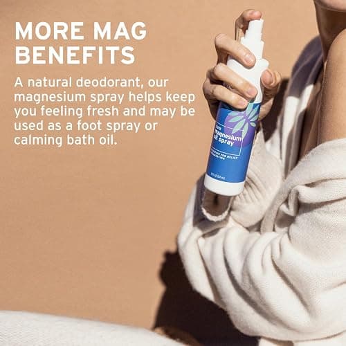 Life-Flo Pure Magnesium Oil for Feet and Body - 100% Pure Magnesium Spray from The Zechstein Seabed - Magnesium Oil Spray for Feet, Relaxes and Rejuvenates Muscles and Joints, 60-Day Guarantee, 8oz thumbnail 4