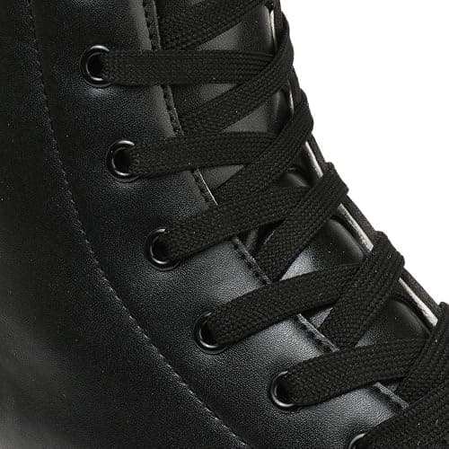 Roller Skate Shoes for Women Men PU Leather High-top Double-Row Roller Skates for Beginner, Professional Indoor Outdoor Roller Skates with Shoes Bag thumbnail 7