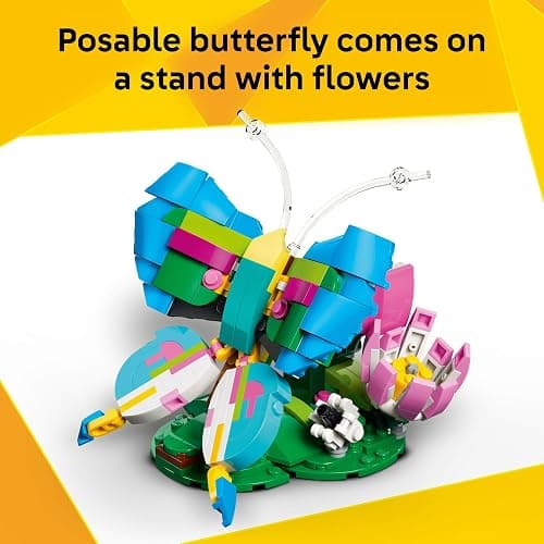 LEGO Creator 3 in1 Wild Animals: Colorful Hummingbird Building Toy for Girls, Boys, & Kids, Ages 8+ - Build a Bird, Butterfly, or Tropical Fish - Gift Idea for Birthdays - 31384 thumbnail 5