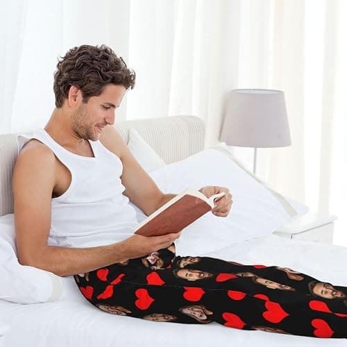 Personalized Pajamas With Face Photo for Men - Custom Funny PJ Pants - Unique Gifts thumbnail 8