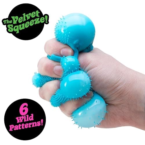 Schylling Needoh Wild Cats Fuzz Ball - Sensory Squeeze Toy - Colors May Vary thumbnail 3