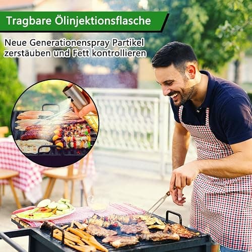 BETA NOBLE〖Verstärkte〗Ölsprüher zum Kochen, Öl Sprühflasche, Ölspray zum Kochen, Olivenölsprüher für Salat, Grillen, Backen in der Küche thumbnail 6