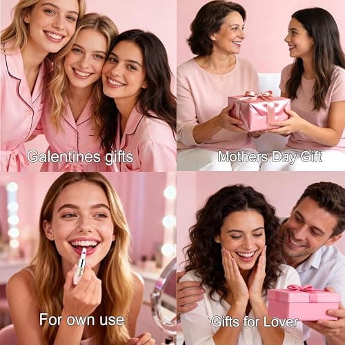 6 Pcs/Set Flower Jelly Lipstick, Temperature Color Change Lip Goss Moisturizer Long Lasting Nutritious Balm Magic Change ph Lipstick,Small Gifts, Mothers Day Gifts, Teacher Appreciation Gifts (Purple) thumbnail 4