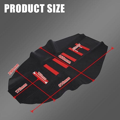 BAOUFF Seat Cover for Tutti,Waterproof Non-Slip Cushion Cover for Tuttio Electric Dirt Bike Soleil 01 and Ebike ICT-Black thumbnail 3