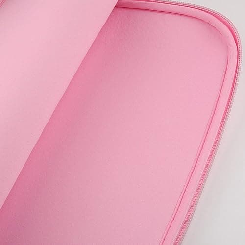 CCPK Laptop Sleeve Case for MacBook Pro 14 inch Mac Air 13 inch M4 M3 M2 M1 Compatible with Hp Lenovo Dell ASUS Computer Laptop Sleeve Bag Protective Carrying Case Cover 13-14 inch Accessories, Pink thumbnail 9
