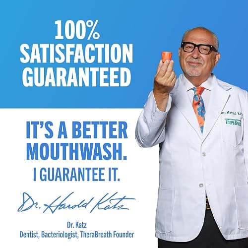 TheraBreath Fresh Breath Mouthwash, Icy Mint Flavor, Alcohol-Free, 16 Fl Oz (Pack of 2) thumbnail 6
